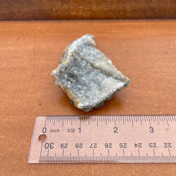 Cubic Fluorite on Druze Quartz - Picture 5 of 16